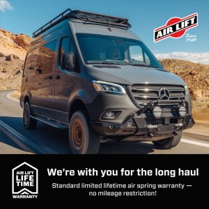 Mercedes-Benz Sprinter 2500 Suspension Leveling Kit - Air Lift - LoadLifter 5000 - `19-`25